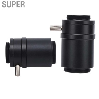 Super 1X C soporte microscopio lente de cámara adaptador para Simul Focal estéreo (2)