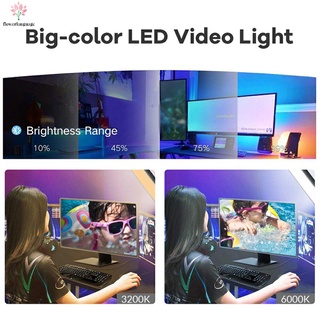 10Inch LED Video Panel 3000K-5700K fotografía lámpara con mando a distancia (8)