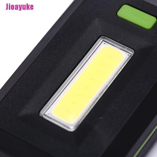 [Jioayuke] 1xMini portátil 3 modos de bolsillo COB luz de trabajo LED linterna llavero (4)