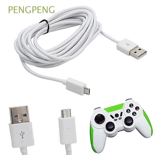 Cable De Recarga negra/blanco/Extra largo/Micro Usb/pengpeng/cable De Recarga De Xbox-One