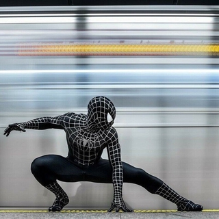 el increíble 2 medias de veneno negro spiderman cosplay disfraz de lycra zentai traje