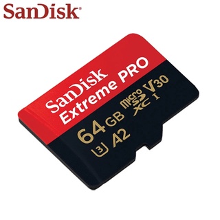 Sandisk Extreme Pro tarjeta Micro SD de hasta 170 mb/s 64 gb A2 V30 U3 TF tarjeta de memoria con adaptador SD