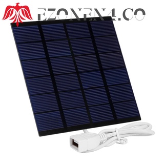 ezonen4 1.5w 6v usb panel solar polisilicio portátil diy cargador solar generador