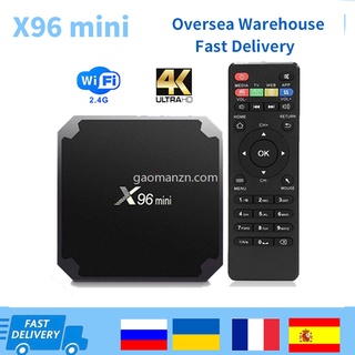 x96 mini smart android 9.0 tv box amlogic s905w tvbox 2gb 16gb set top box 2.4ghz wifi 1080p 4k reproductor multimedia youtube x96mini