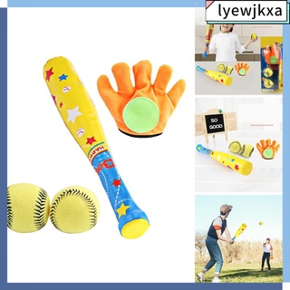 [lyewjkxa] Juego De baseballball juego De Espuma con manga De béisbol+2 pzas+2 pzas+2 pzas Para niños/regalos (7)