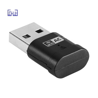 Mini adaptador USB 2.4G/5G WiFi USB 600Mbps MT7610UN tarjeta de red Chipset