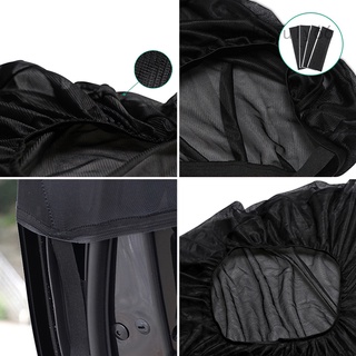 Coche delantero/trasero ventana lateral parasol parasol cubierta de malla de aislamiento evitar mosquitos escudo UV Protector parasol cortina