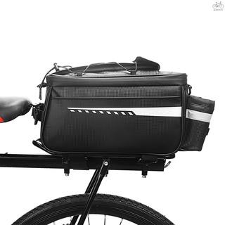 Ahour impermeable aislado maletero enfriador bolsa de ciclismo bicicleta trasero asiento bolsa de almacenamiento de equipaje bolsa MTB bicicleta alforja bolsa de hombro