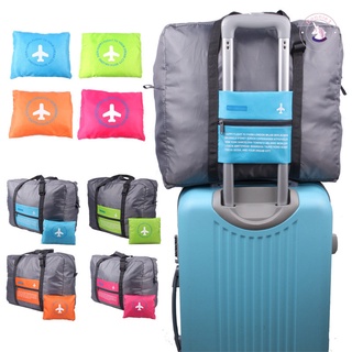 portátil de gran capacidad de viaje bolsa de almacenamiento de nylon cremallera fin de semana de viaje equipaje bolsas impermeables