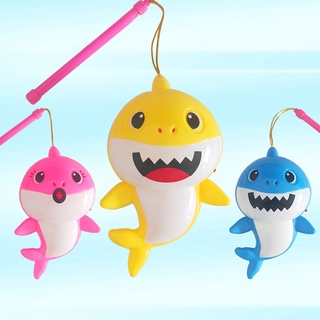 [sudeyte] Children Kids Cute Cartoon Animal Shark Light Music Lantern Novelty Toys Gifts