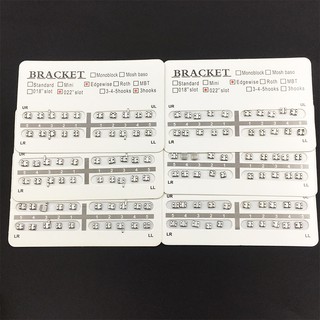 10 Packs Dental Orthodontics Edgewise Brackets Braces Dental Materials (3)