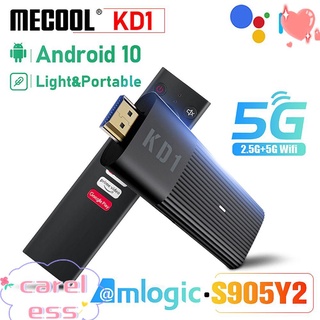 CARELESS Mecool KD1 Home Theater TV Stick 2GB 16GB Amlogic S905Y2 Smart Box Dongle 1080P 4K BT 4.2 2.4G & 5G Wifi Reproductor Multimedia Android 10