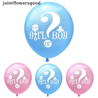 jtff 10 piezas 12" género revelar niño o niña globos azul rosa sexo revelar fiesta decoración buena