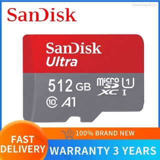 Brand New Sandisk 512gb Memory Card High Speed/waterproof Micro Sd Card