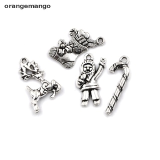 Orangemango 19pcs Tibetan Christmas Tree Snowflake Charm Pendant Diy Necklace Bracelet Craft Gift CO (4)