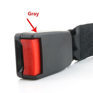 Cinturón de seguridad 2 puntos ajustable nuevo fácil de usar gris accesorios de alta calidad (7)