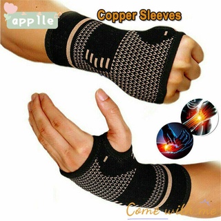 APPLE Wrap Wrist Hand Brace Elastic Wristbands Sprain Arthritis Support Knitted Bandage Gym Sleeve Breathable Gloves
