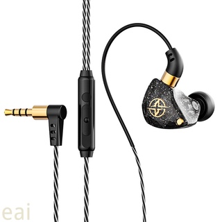 Auriculares con cable en la oreja deportes auriculares mm Heavy Bass auriculares de control de línea