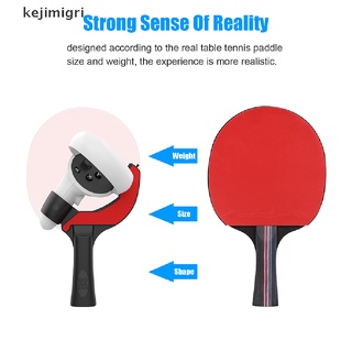 [kejimigri] Table Tennis Paddle Grip Handle for Oculus Quest 2 Touch Controllers .