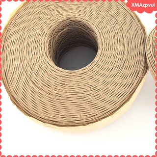 hilo de papel rafia de 650 m, hilo natural, cuerda de regalo, decoración de regalo, tejido (1)