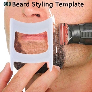 blanco bigote barba salón herramienta de estilo de los hombres de la moda afeitadora plantilla de la barba