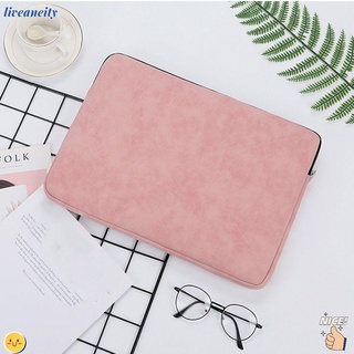 LIVEANEITY 13.3 14 15.6 inch Business Laptop Bag Fashion PU Leather Sleeve Case Universal Shockproof Soft Ultra Thin Notebook Pouch/Multicolor