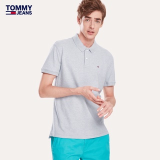 Tommy hombre negocios color sólido manga corta POLO DM0DM06112 en primavera y verano.