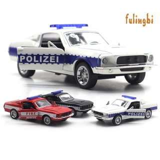 flb 1pc diecast policía coche tire hacia atrás modelo con luz sonido educación niños juguete