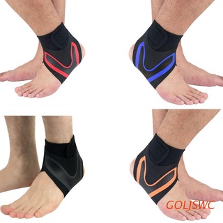 goljswc soporte de tobillo envoltura de compresión con correa elástica ajustable de seguridad deportiva protector calcetines para prevenir esguinces