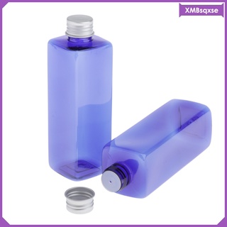 2 lotes 8oz champú acondicionador botellas recargables tóner cosméticos contenedores (1)