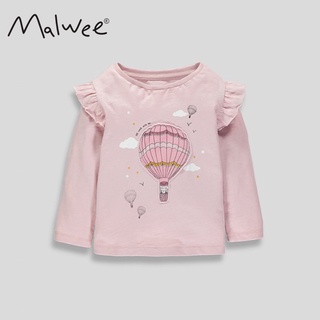 Autumn New Style Babies' Long Sleeve T-shirt Cartoon Girl Bottoming Shirt European and American Style Children's Clothing Malweea