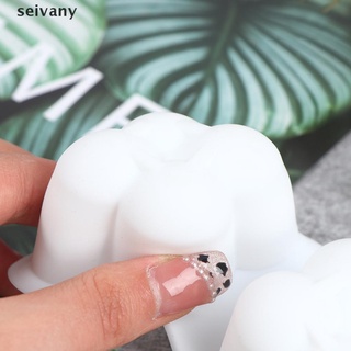 [seivany] molde de silicona 3d para velas de cera, diseño de aromaterapia, molde de yeso