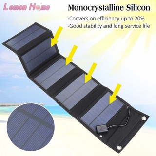 70W plegable USB Panel Solar monocristal célula Solar plegable impermeable Panel Solar cargador al aire libre móvil cargador de batería (8)
