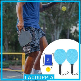 [LACOOPPIA] Juego de 2 raquetas portátil para deportes interiores al aire libre
