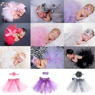 Diacha 1Set bebé bebé tutú falda niña diadema bebé coincidencia ropa recién nacido moda fotografía Prop recién nacidos disfraz