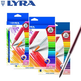 Alemania LYRA Osiris acuarela lápiz de colores 12 24 36 colores triángulo varilla agua soluble en color plomo
