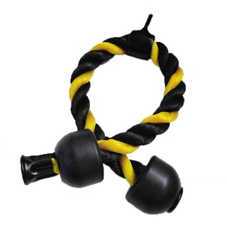 COD Triceps Pull Down Rope Biceps Training Push Rope Home Gym Fitness Exercise Equipment Yellow Tricep Pulldown Rope