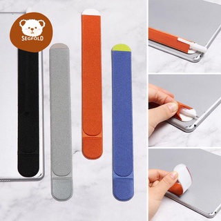 segfold 1pc papelería stylus pen manga tablet pegatina bolsa de pantalla bolígrafos titular de apple suministros de oficina estuche de lápices suave adhesivo protector/multicolor