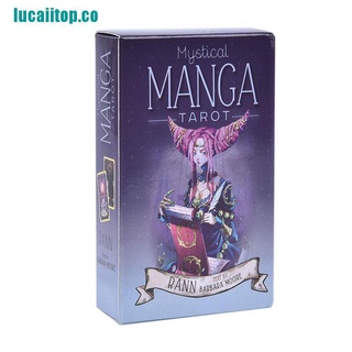 LUCAP 78pcs Tarot Cards Mystical Manga Tarot Cards Party Tarot Deck Supplies English (2)