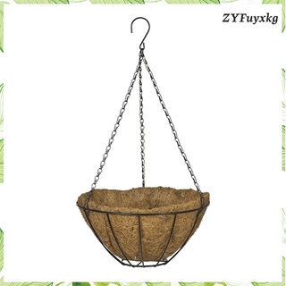 cesta colgante de maceta de coco redondo para macetas (1)