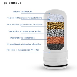 [goldensqua] grifo de cocina montado grifo purificador de agua de carbón activado grifo filtro de agua [goldensqua]