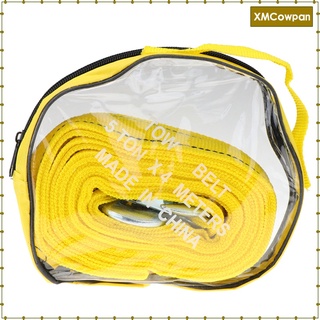 4m/13.1Ft 5 Tons Towing Strap Tow Rope Nylon Road Recovery Trailer Belt Yellow (6)