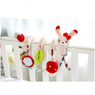 Animal bed around baby carruaje cuna colgando alrededor de juguetes suaves con mordedor (1)