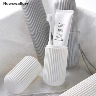 [ns] cepillo de dientes de viaje taza de lavado taza enjuague bucal taza portátil de pasta de dientes conjunto de almacenamiento [newswallow]