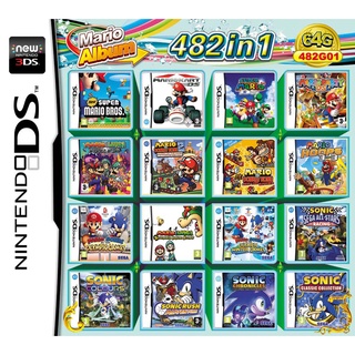 3Ds tarjeta de juego 482in1 juego de colección para Nintendo 3DS NDS DS DSI Zelda Pokemon