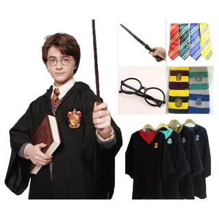 Disfraz de Harry Potter para halloween navidad Cosplay Gryffindor capa para niños o adultos