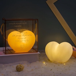 ins estilo led amor luz de noche/creativo forma de corazón modelado lámpara/niños dormitorio decoración regalo