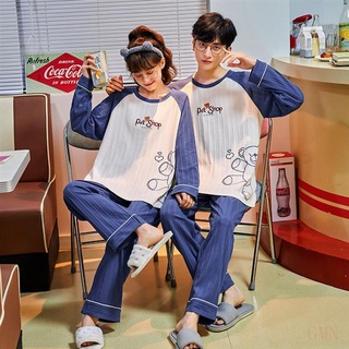 Los Adolescentes Pueden Usar Algodón Puro Ropa De Hogar ins De Las Mujeres De Ocio De Dos Piezas Pijama Conjunto popular Todas Tendencias De Hombres Coreanos