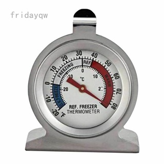 Fridayqw termómetro De acero inoxidable con esfera Para refrigerador Temperatura/Freezer
