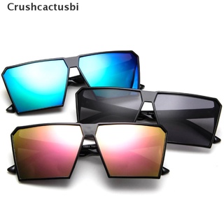 [crushcactusbi] nuevas gafas de sol calientes de gran tamaño para hombres, moda, retro, cuadrado, venta caliente